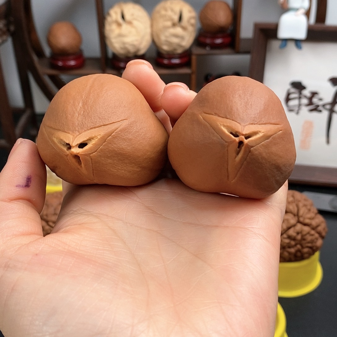 文玩核桃把件蟠桃橄榄核福利