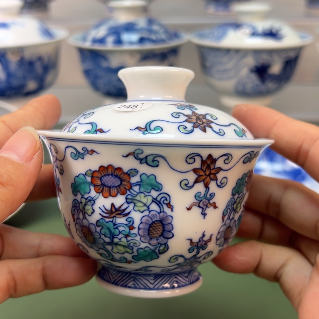 杯木木景德镇纯手绘茶具248