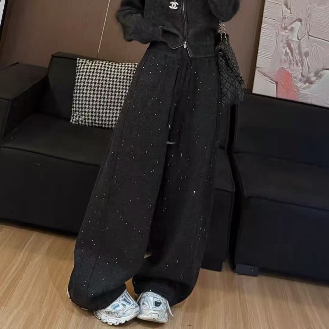 Z小码裤长101    5803【星光满天】加绒弯刀裤