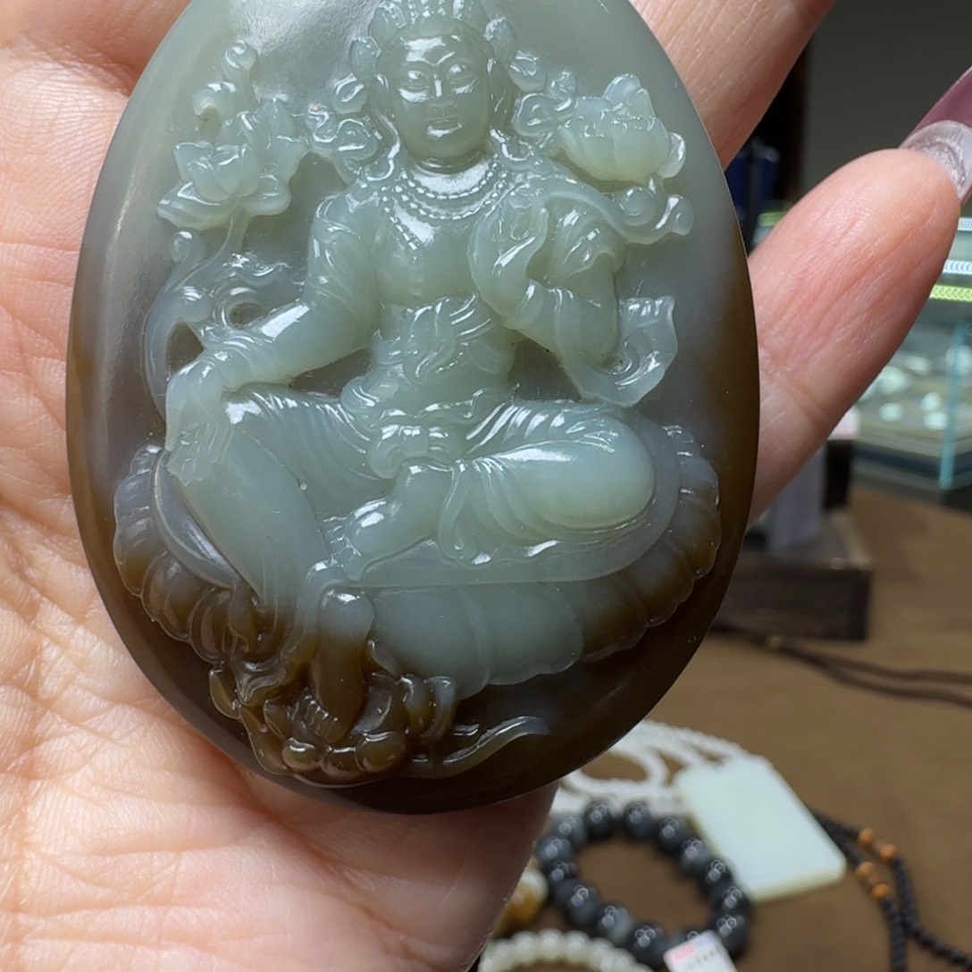 和田玉手链未镶嵌瑞*