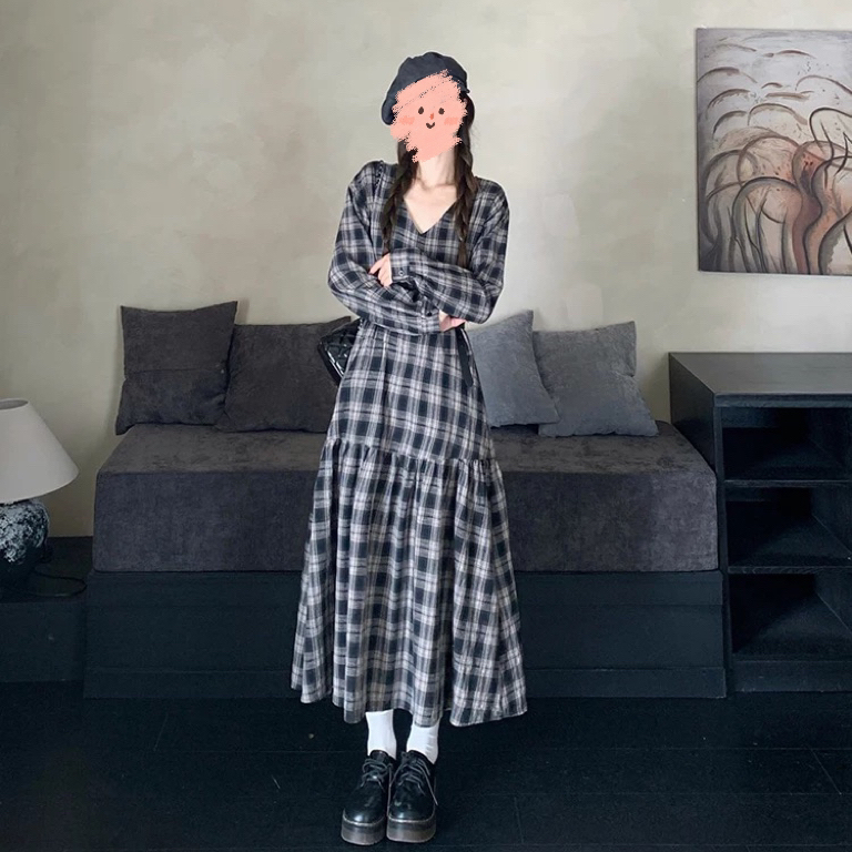 MT【701-800#】时尚洋气女装秋季气质裙子法式修身长款名媛显瘦