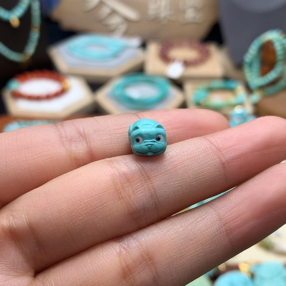 绿松石挂件未镶嵌