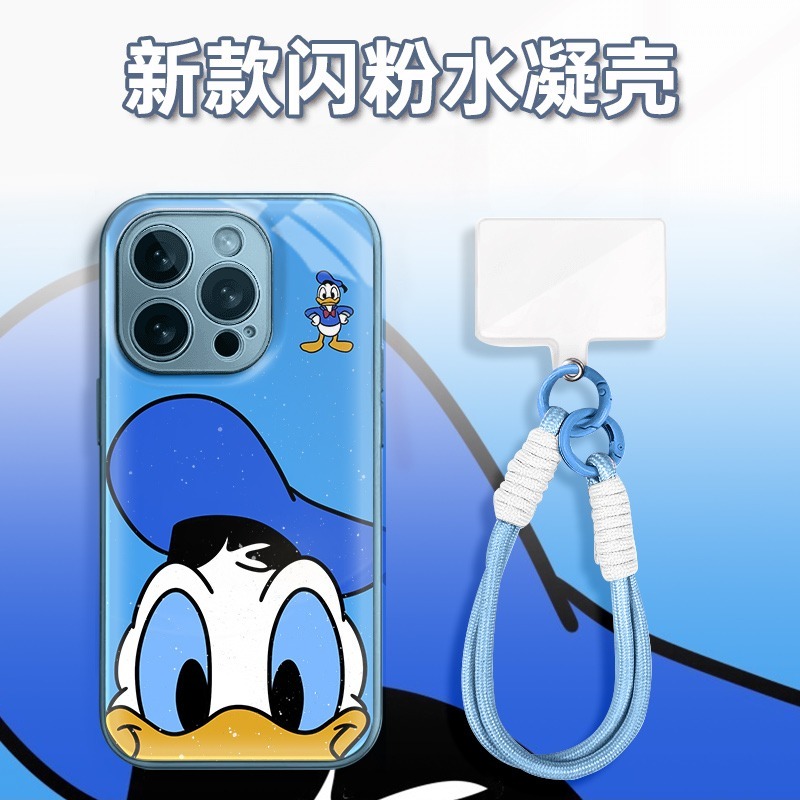 蓝帽唐老鸭【水凝】手机壳适用iPhone17promax苹果16华为oppo小米vi
