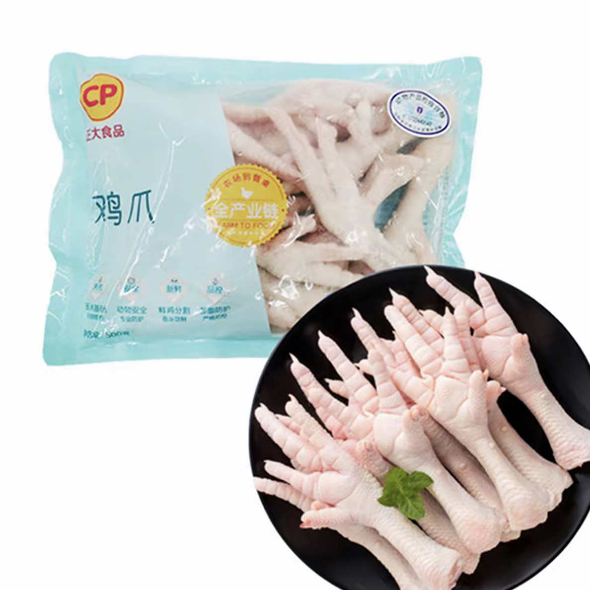 正大鸡爪500g（1袋）