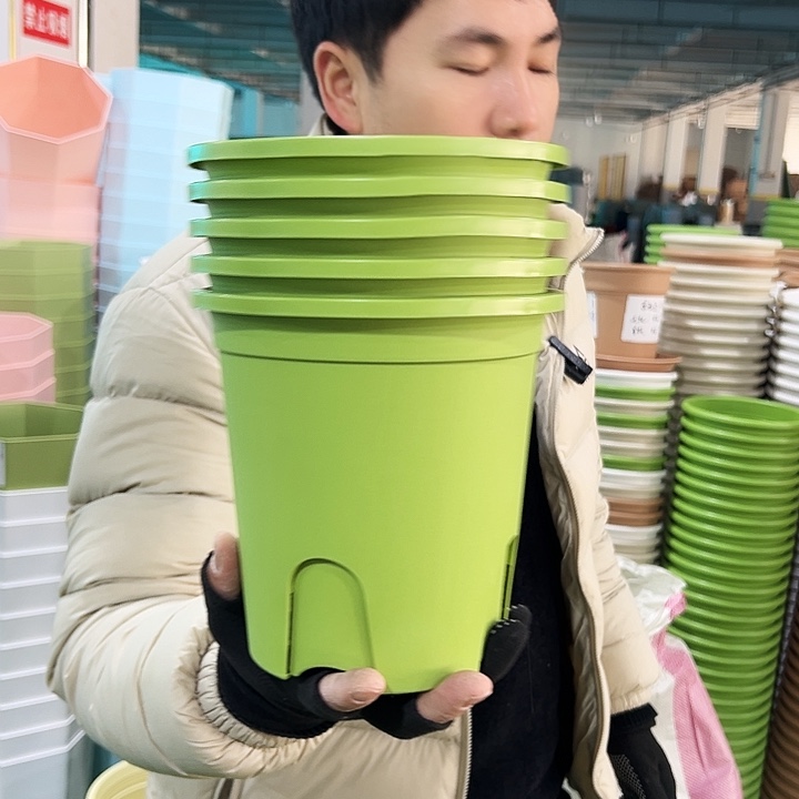 清仓圆控口18高18果绿色5个无托