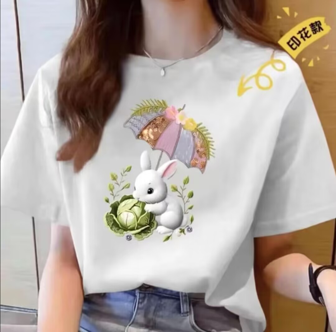 上新时尚休闲百搭夏季潮流半袖ins春夏韩版t恤