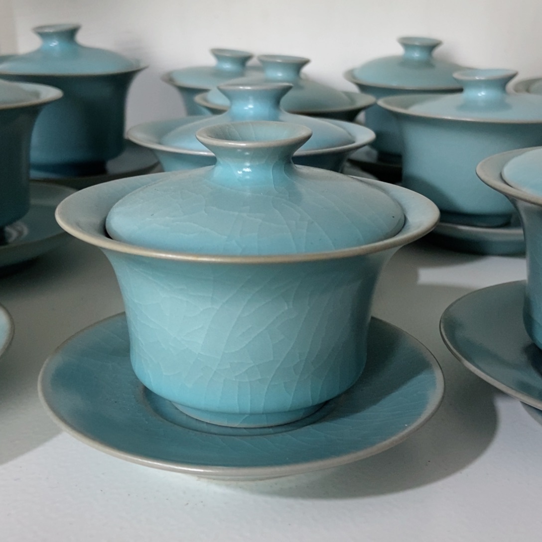 原产地原矿汝瓷～盖碗