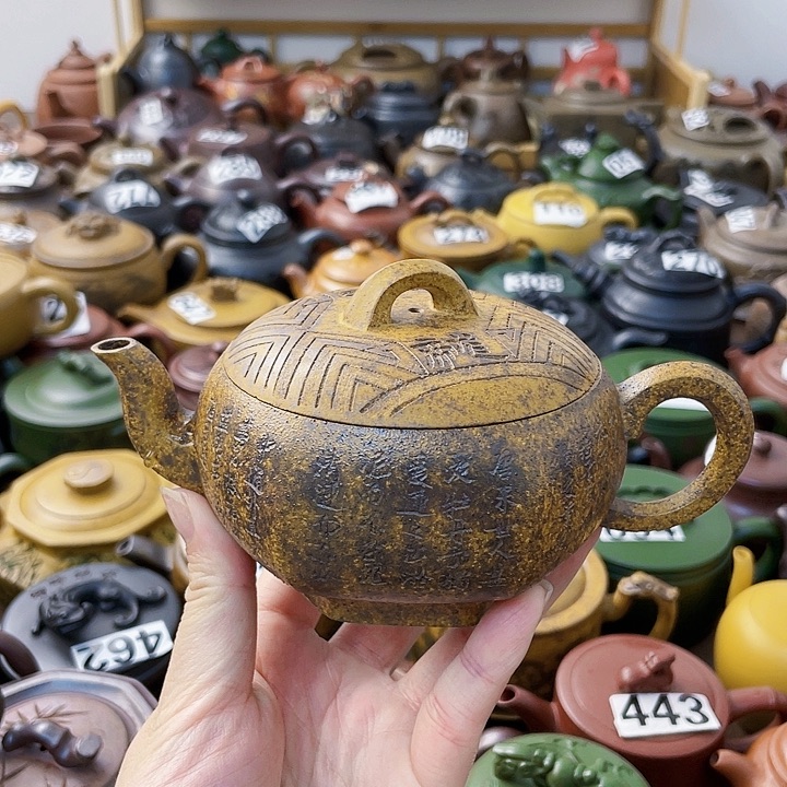 茶壶紫砂紫砂微瑕