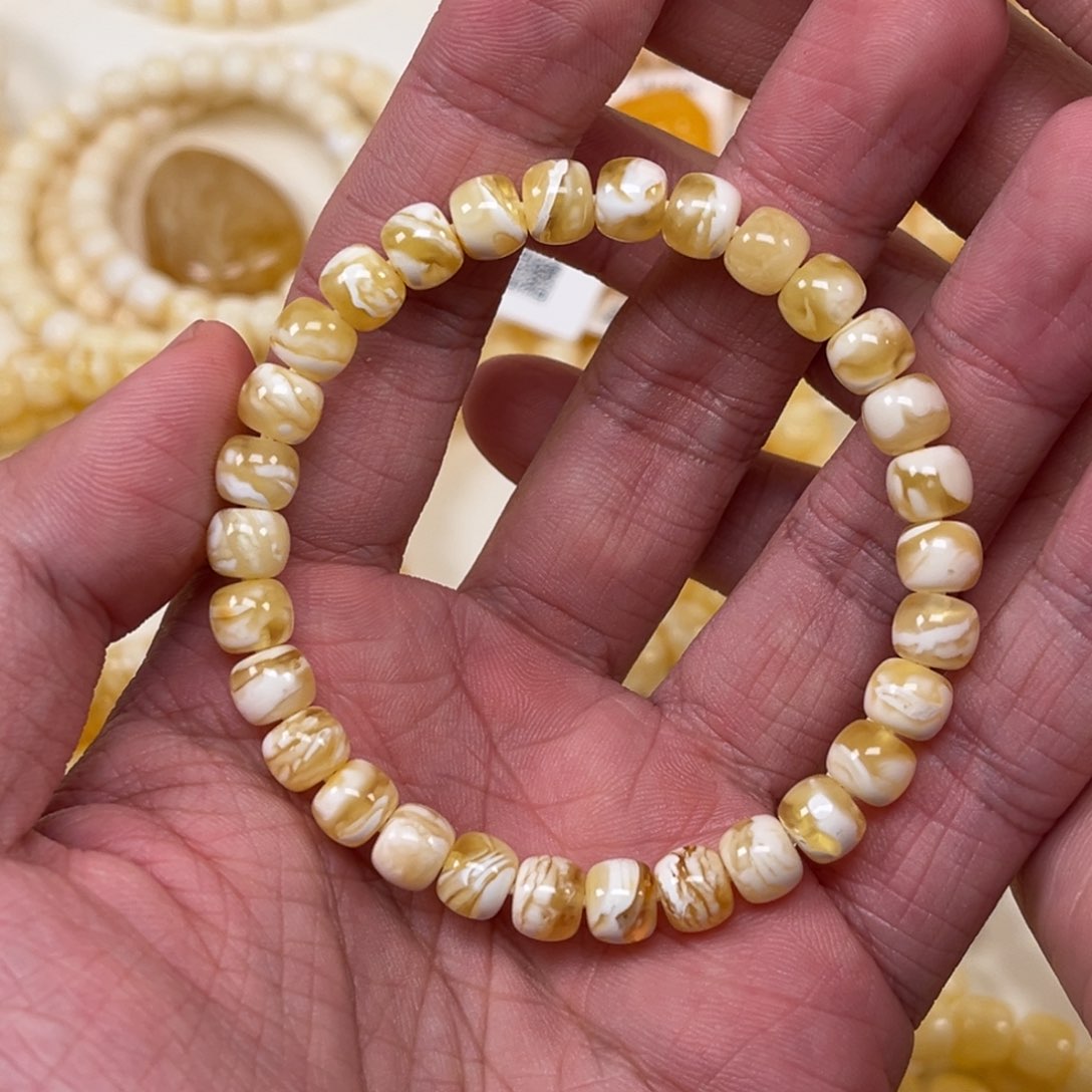 蜜蜡手串未镶嵌蜜蜡手串7.4