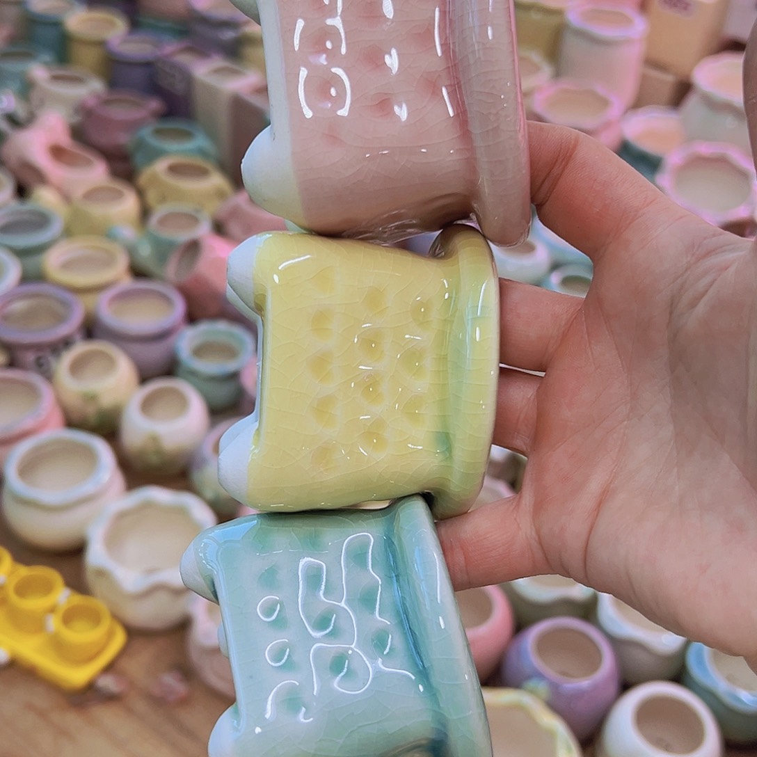 陶瓷花盆当场凑满12包邮