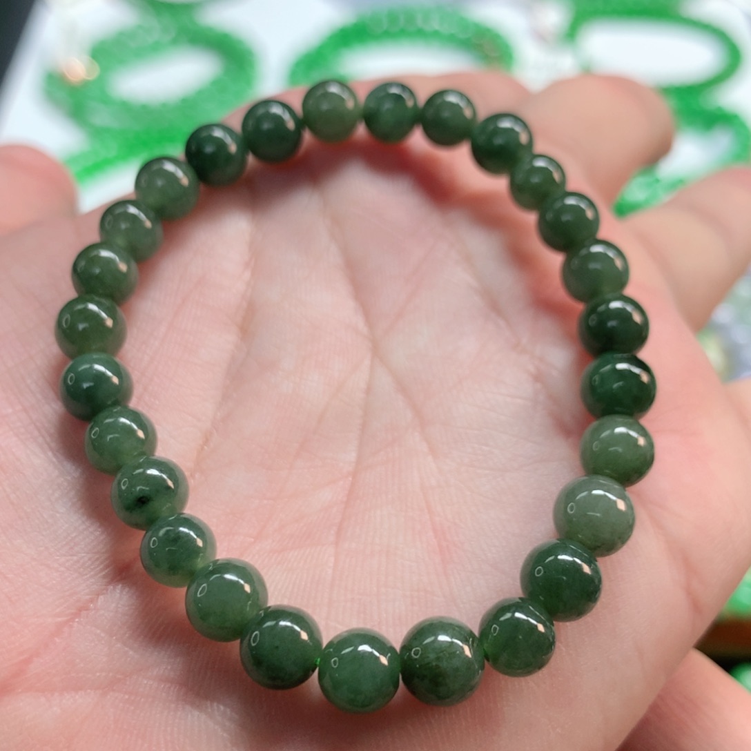 翡翠未镶嵌手链翡翠
