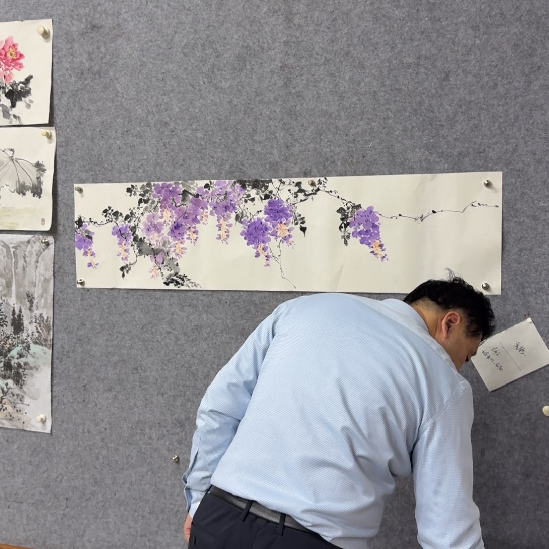 书法紫气东来四尺对开