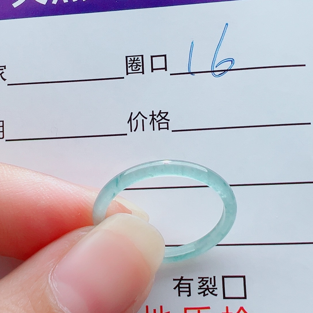 未镶嵌戒指翡翠戒圈