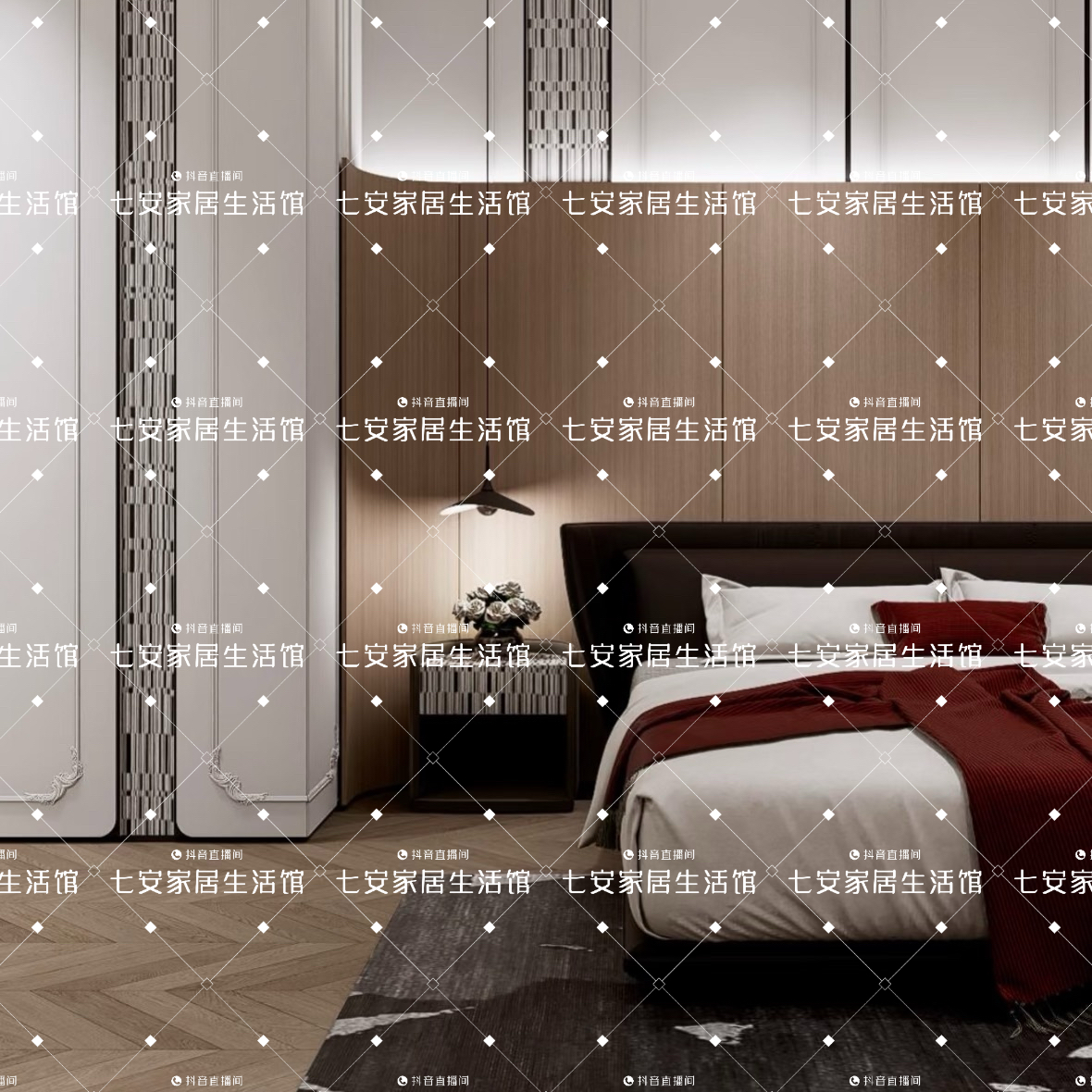 【枕巾】加厚枕巾一对装52*75cm 伴生花米