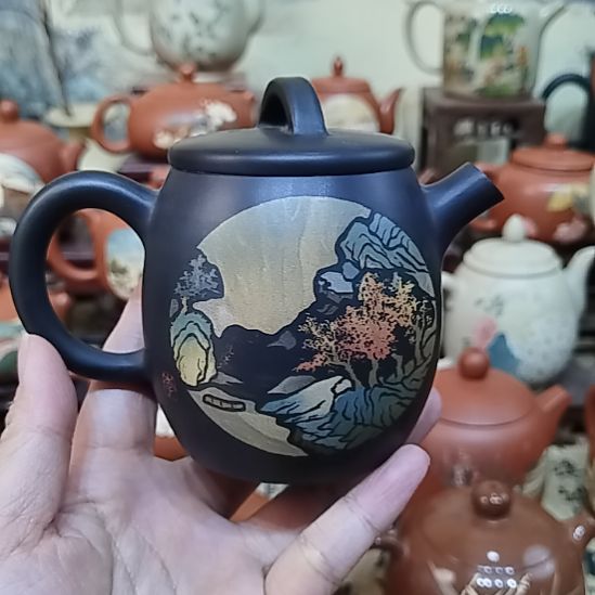 红泥茶壶建水紫陶手工壶