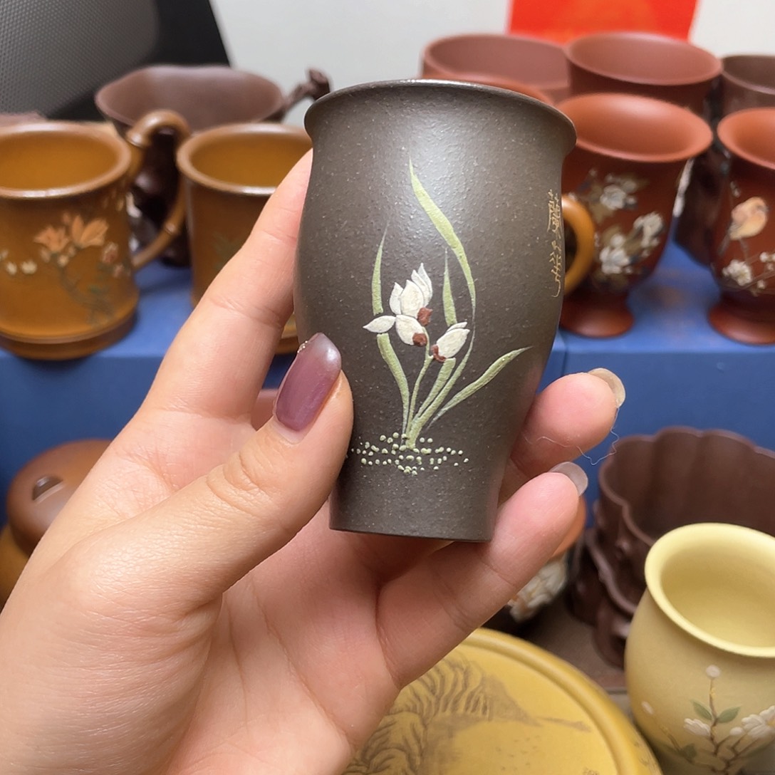 紫砂茶杯紫砂主人杯