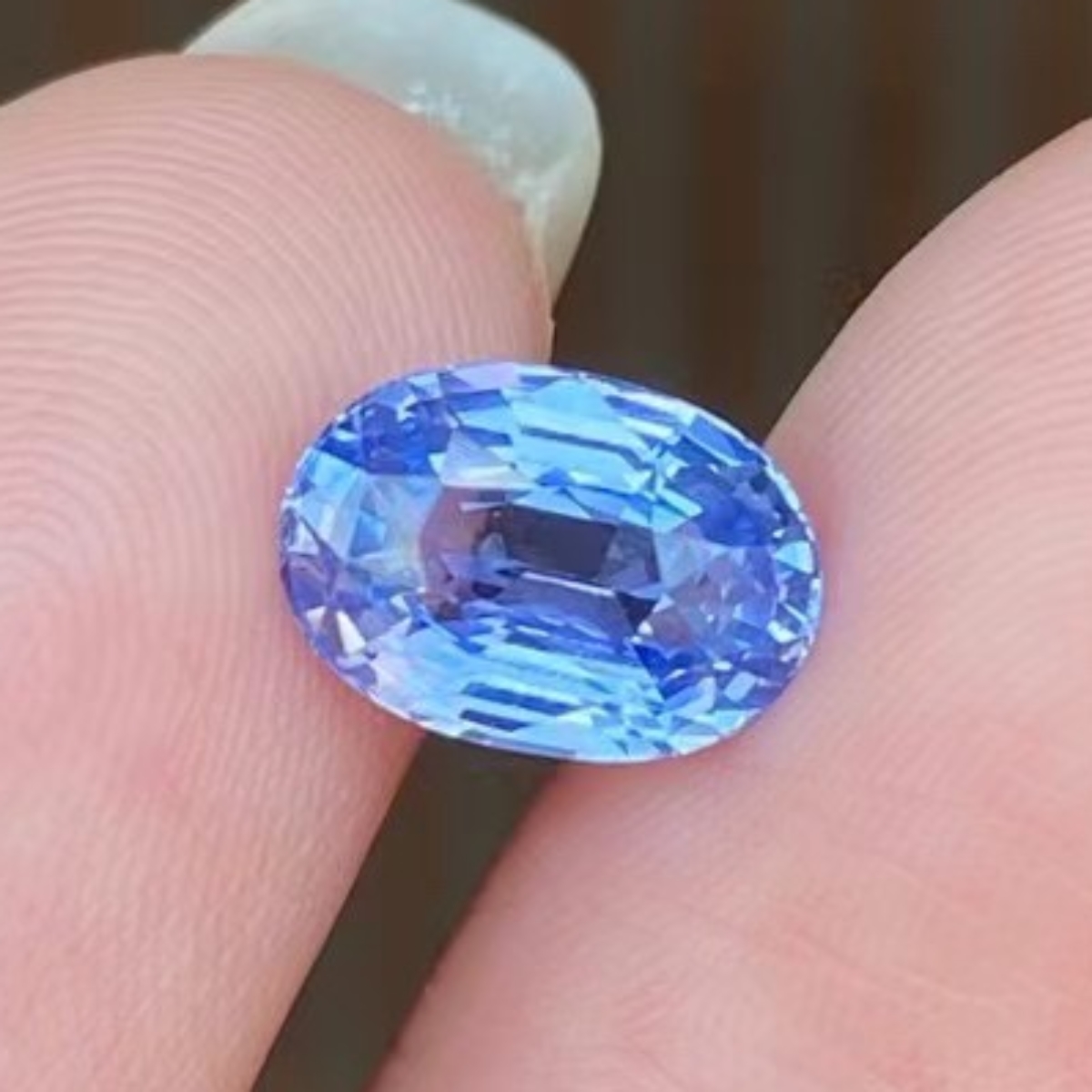 天然蓝宝石，矢车菊，2.11克拉，5678