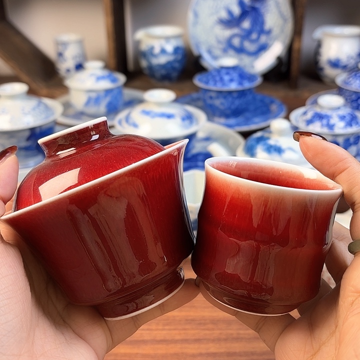 杯新年快乐柴窑福利套装
