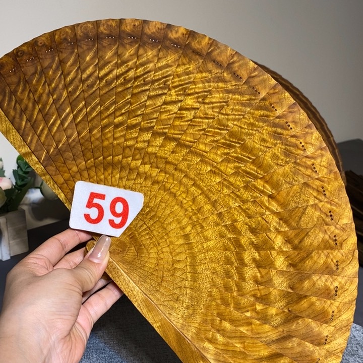 金丝楠福金丝楠木扇子