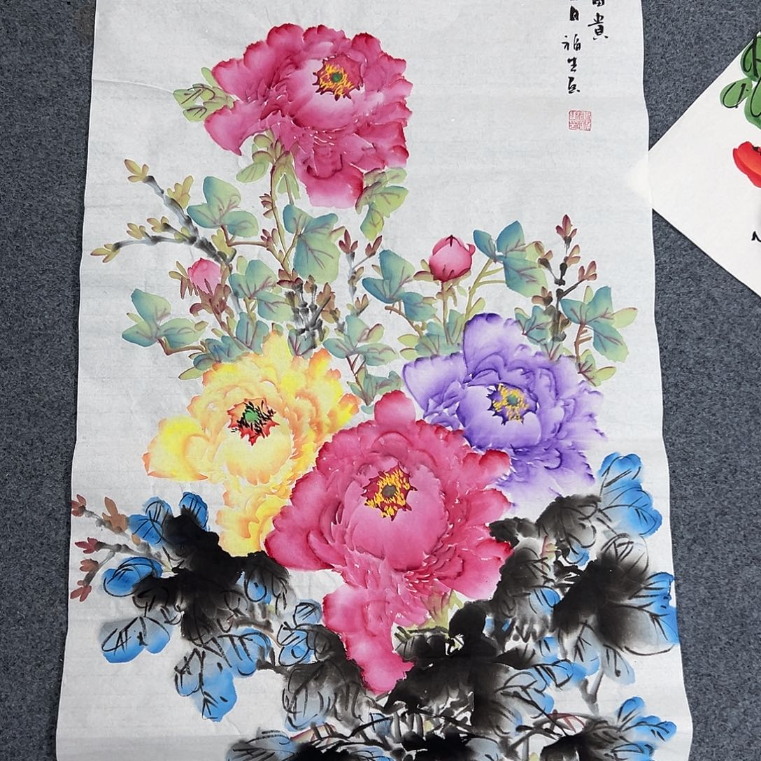 国画纯手绘作品图