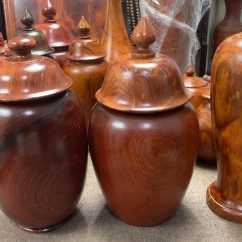 大果紫檀（缅甸花梨）艾*罐子