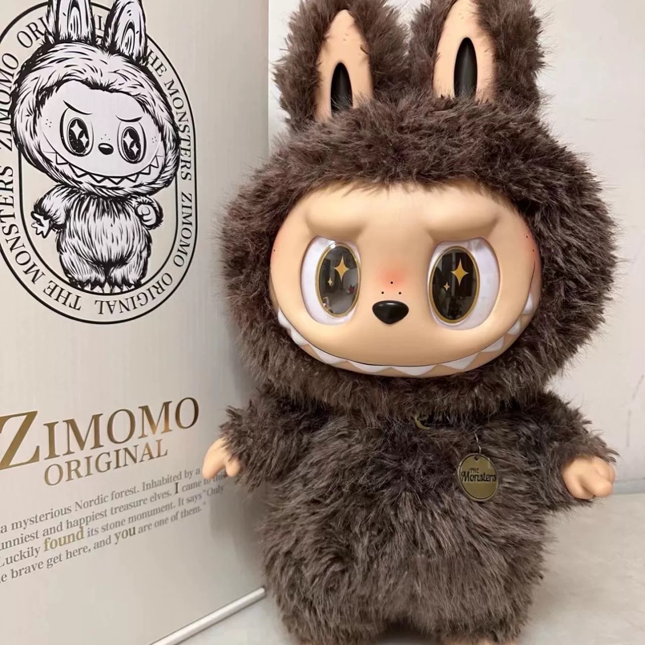 大首领zimomo38厘米毛绒公仔