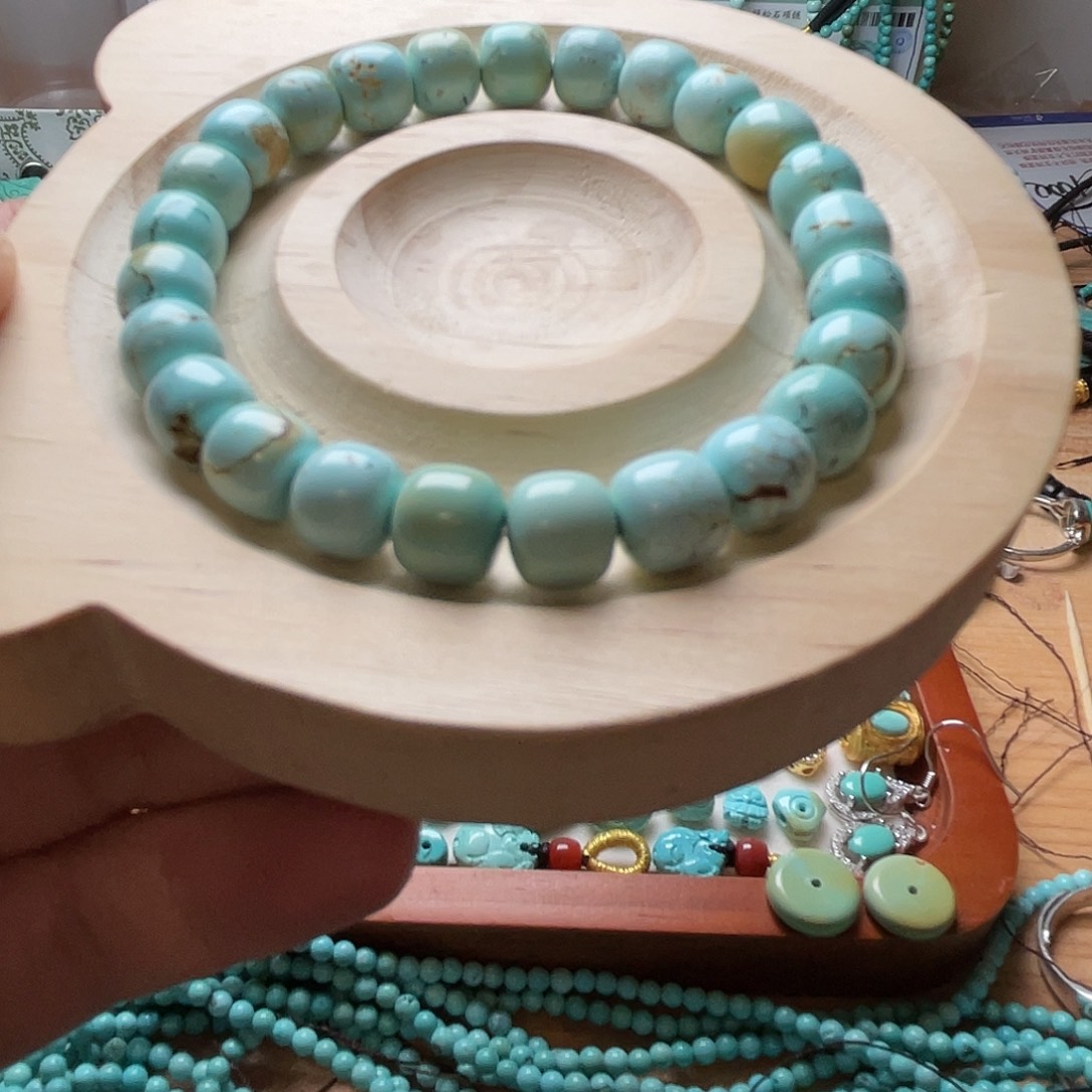 绿松石手串未镶嵌