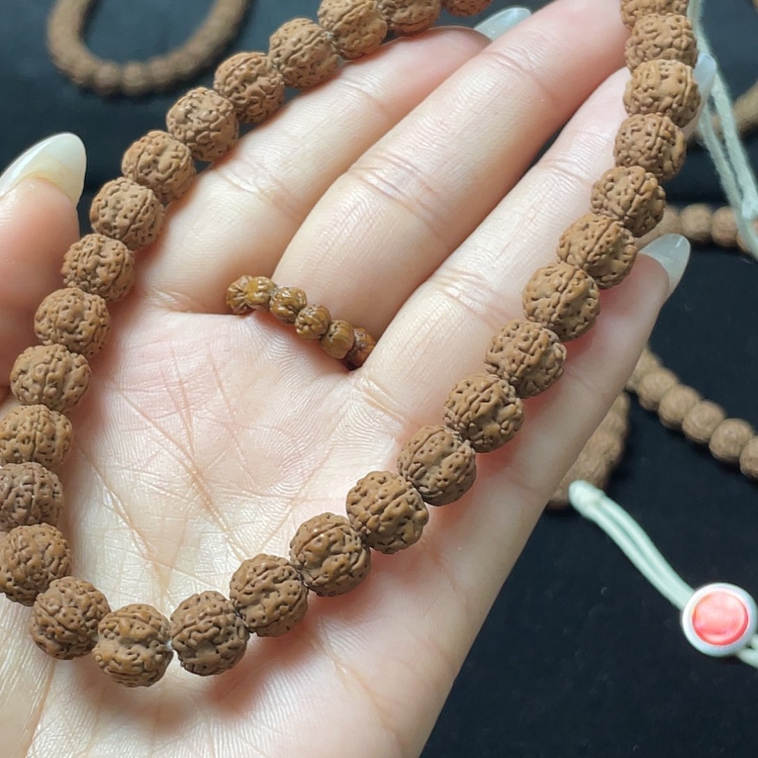 金刚菩提吊坠梅花手串