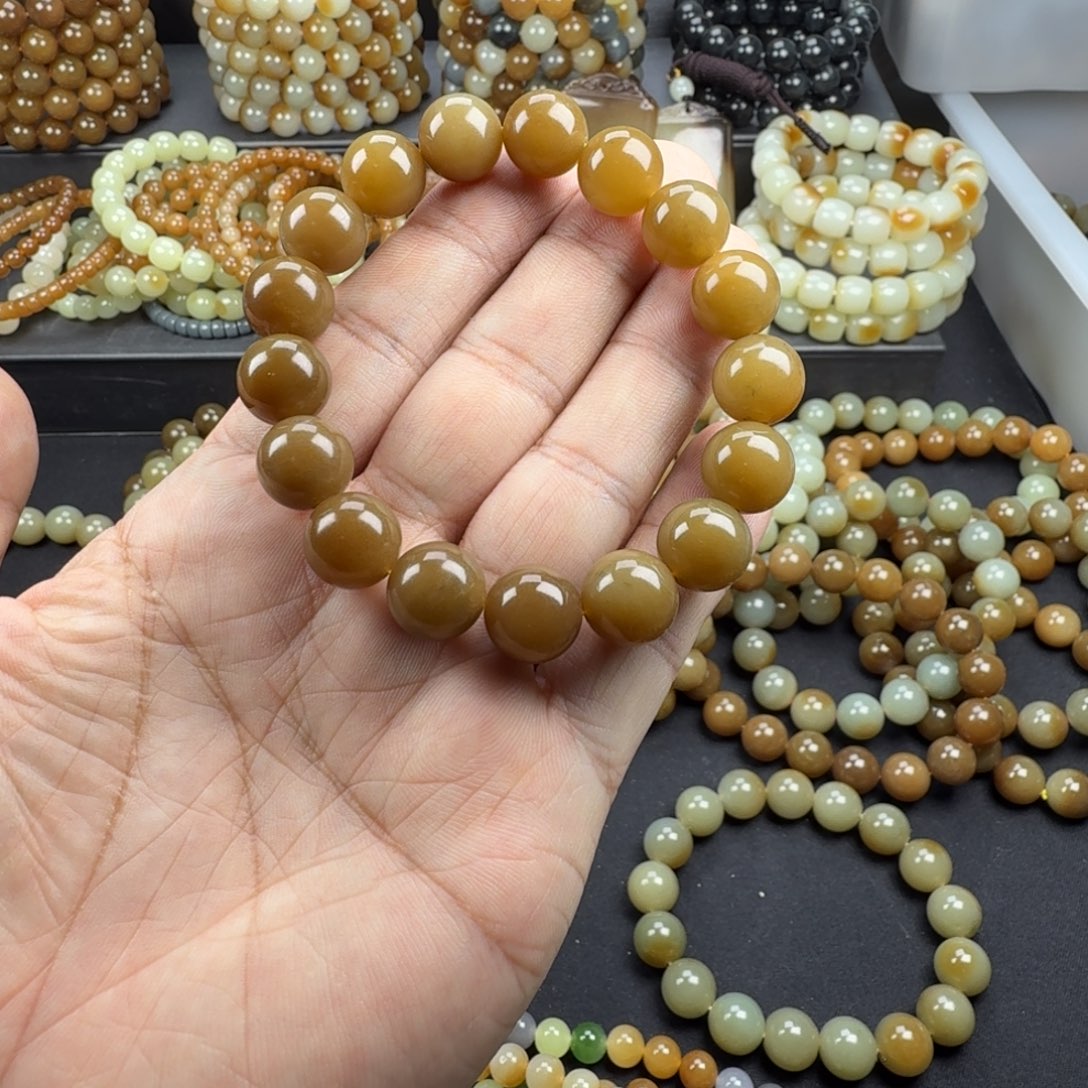 时***光和田玉未镶嵌手链