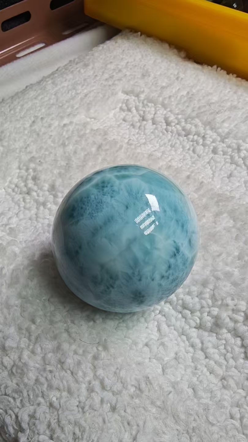 海纹石单珠摆件球