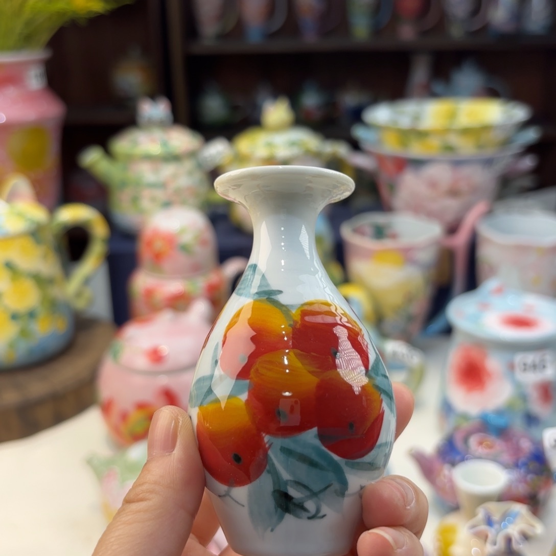瓷片景德镇手绘高温釉下彩陶瓷茶具