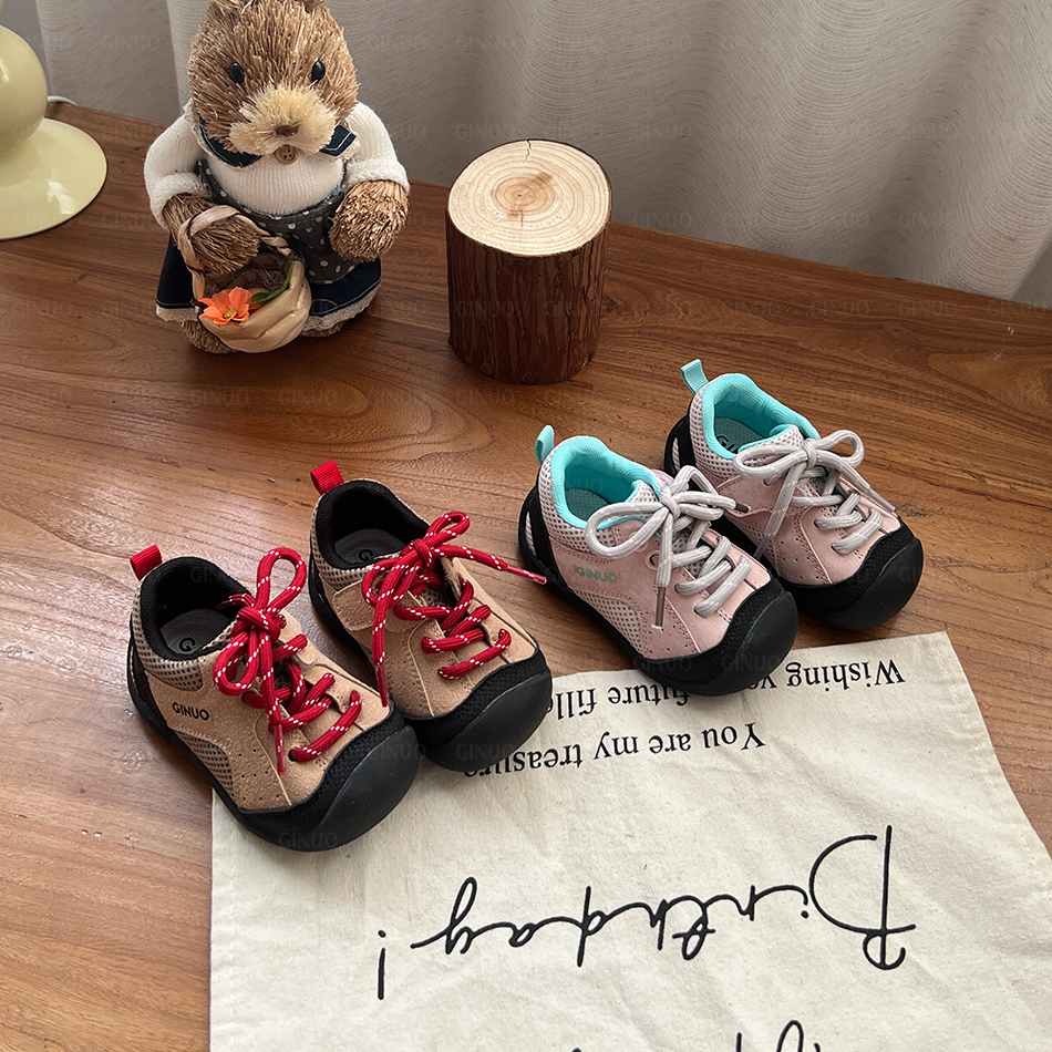 奇诺鼠儿童童鞋单鞋板鞋软底鞋子春秋时尚透气复古防滑小童1503