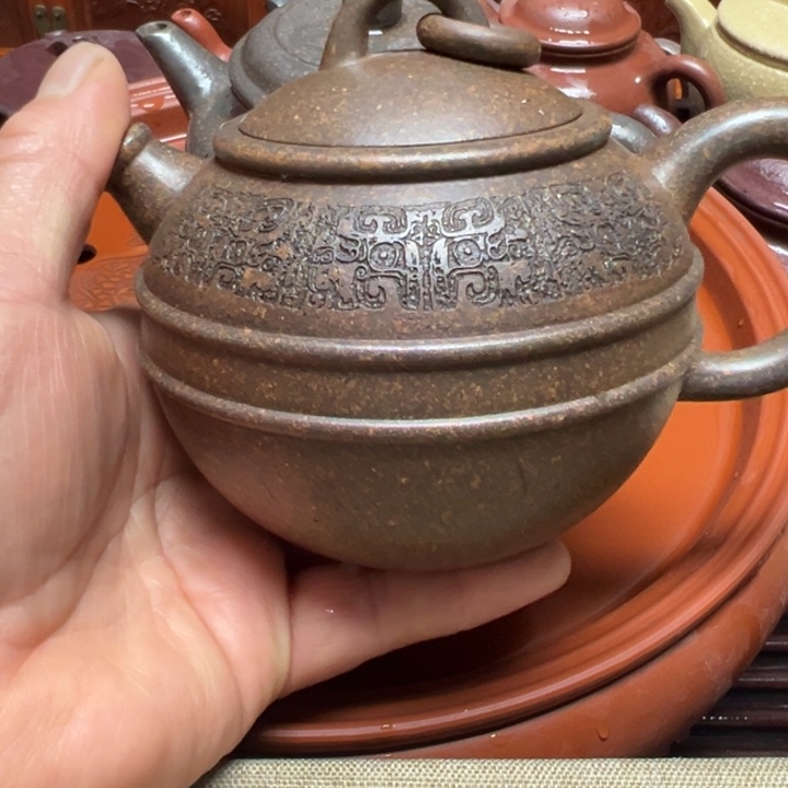 紫砂茶壶༒****宜兴原矿底泥