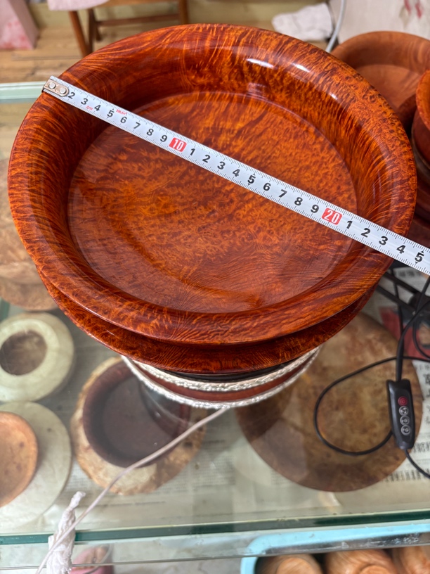 24cm边杂木喝酒大号3罐酒碗藏木碗纯手工全手工家用防滑