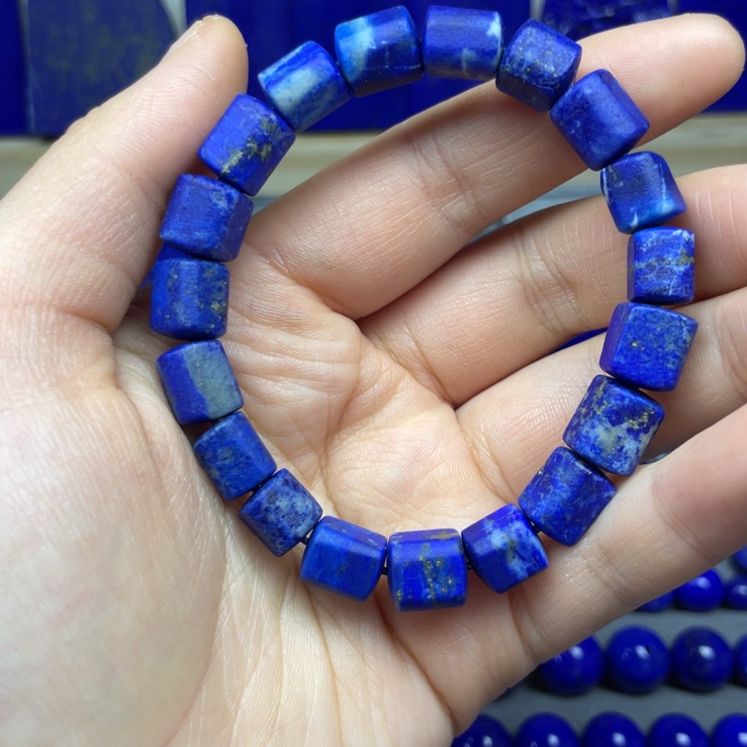 青金石随型手串未镶嵌