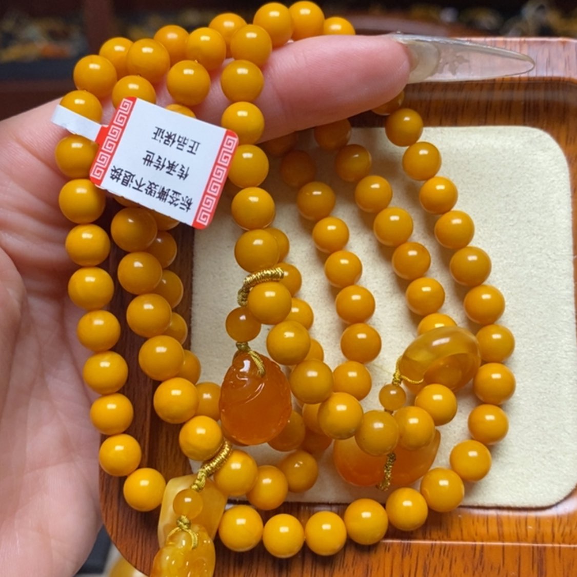 【闪购商品】蜜蜡手链未镶嵌手串