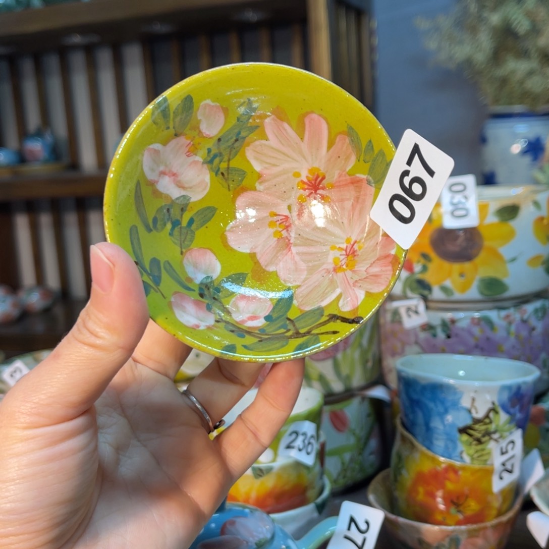 杯素浅陶瓷手工手绘