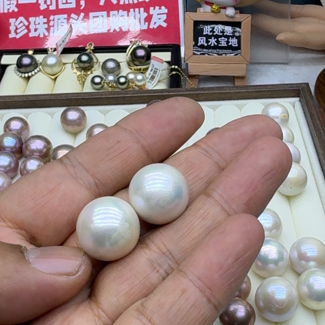 (***儿裸珠未镶嵌淡水珍珠