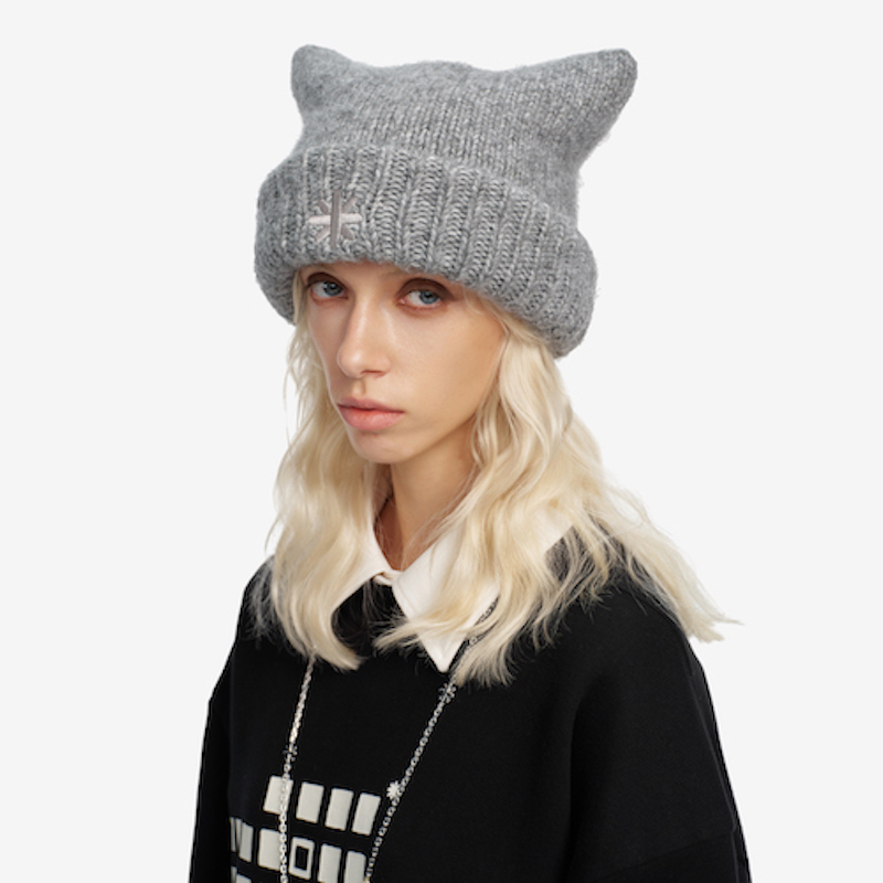 PROJECTJOIN猫耳毛线帽