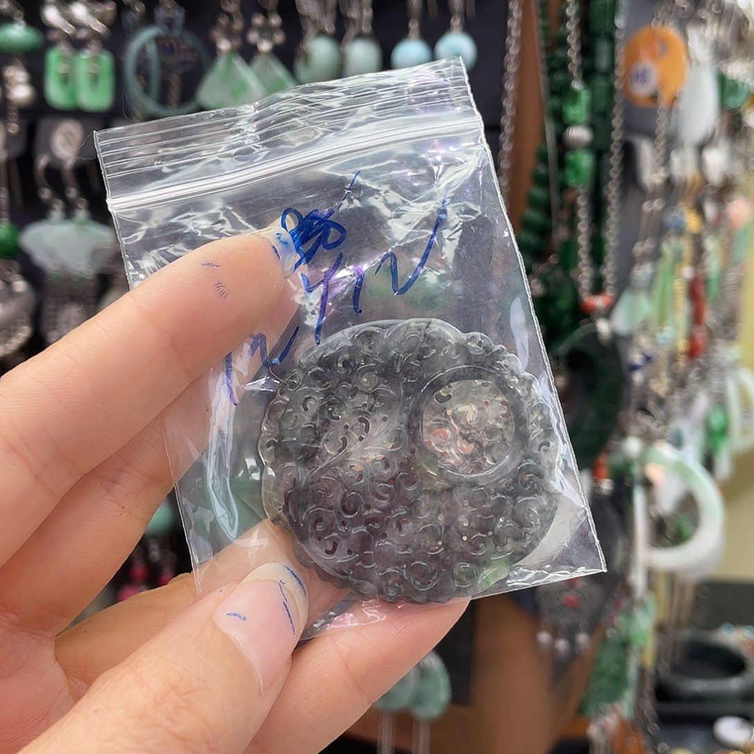 翡翠银S925镶嵌耳饰悦*儿731ghnhg