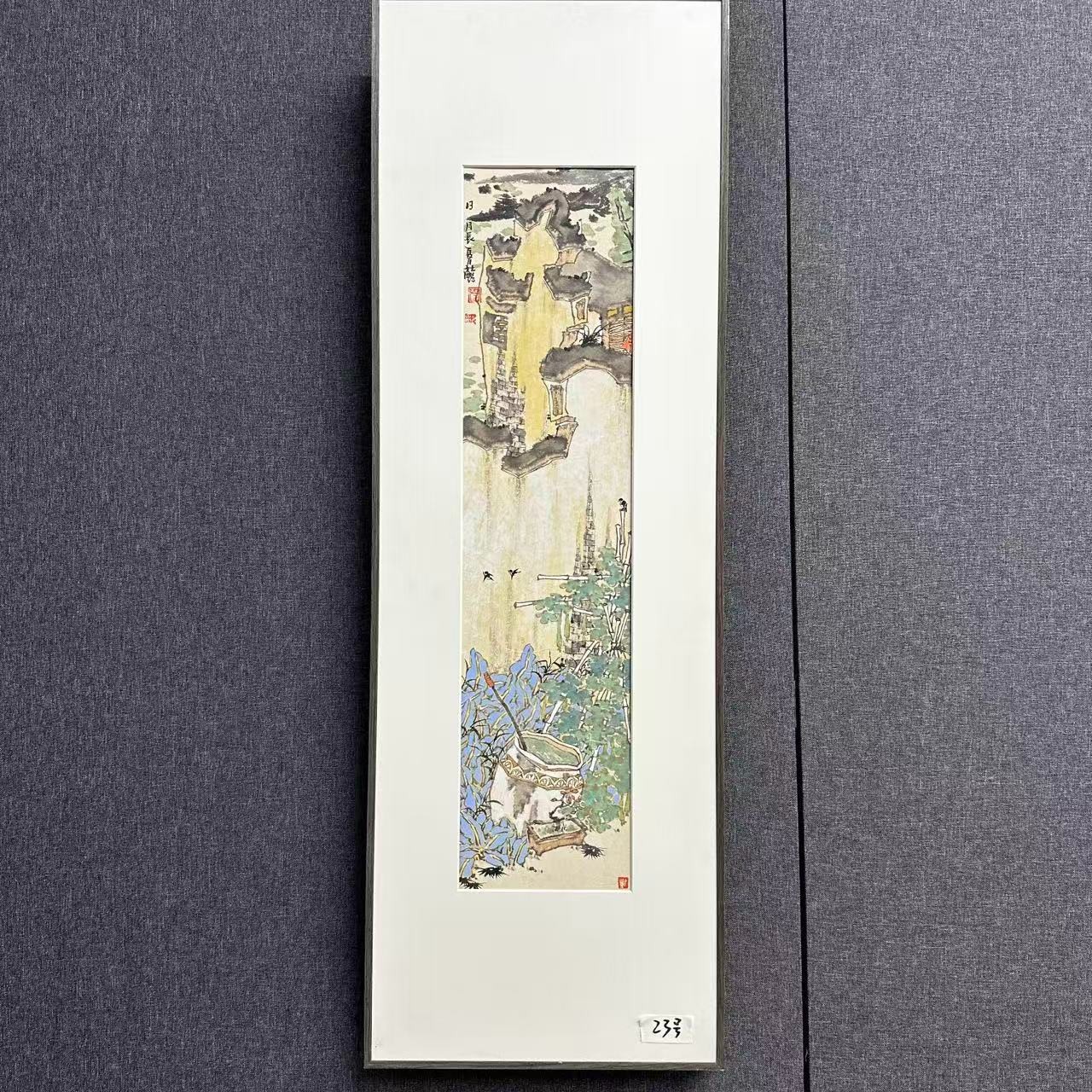 现货， 杜老师，68*17，山水，23号