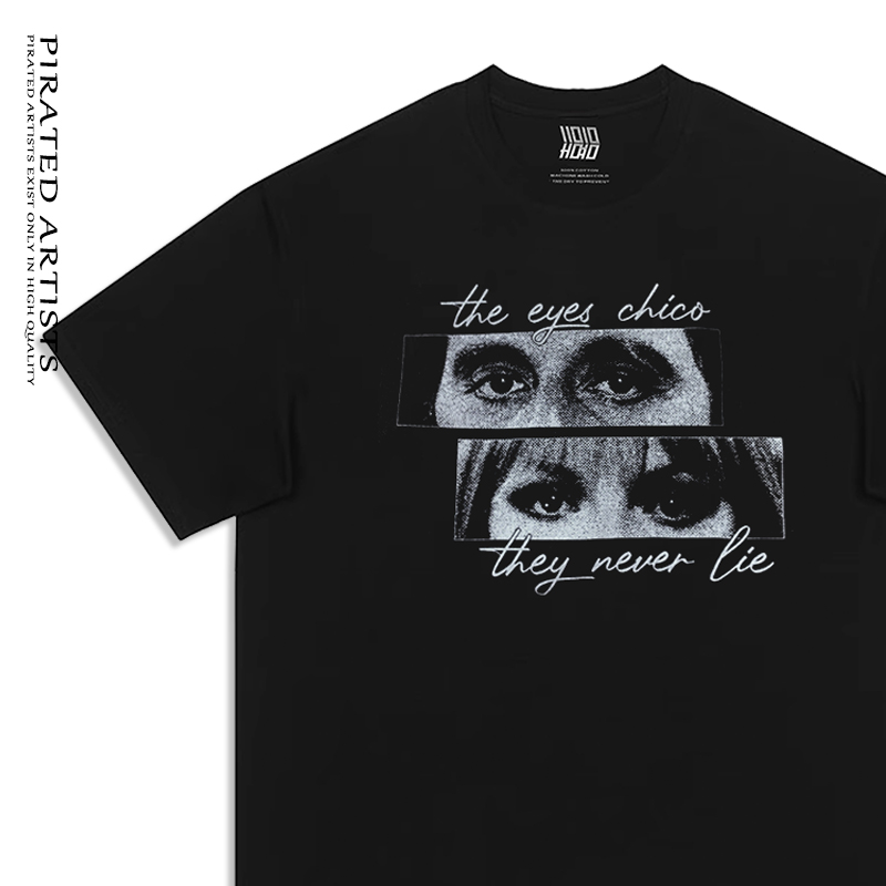 盗版艺术家 美式复古vintage疤面煞星阿尔帕西诺高街vibe短袖T恤