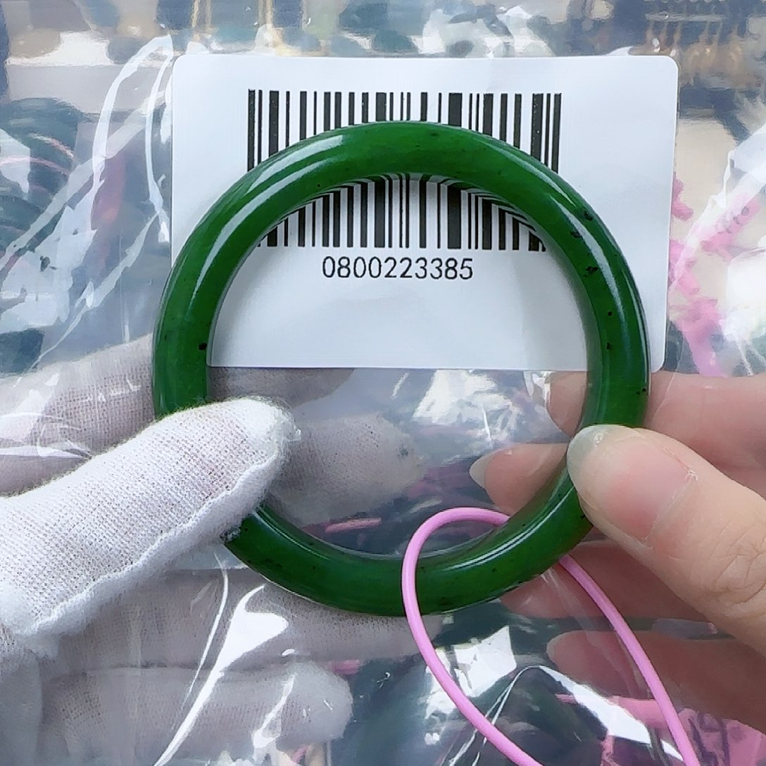 和田玉（碧玉）手镯未镶嵌5960