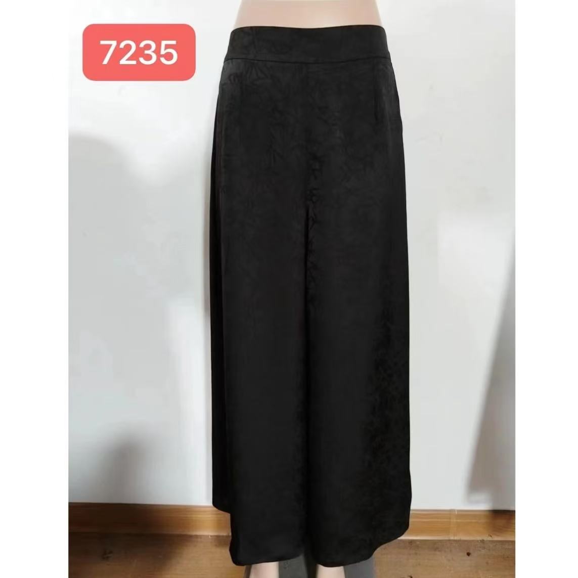 7235-43新款舒适时尚休闲气质阔腿裤