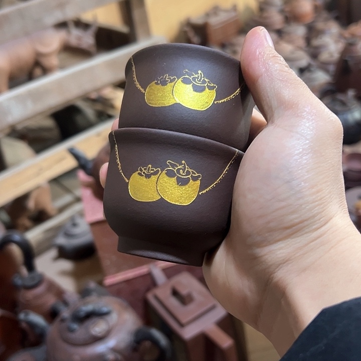 紫砂茶壶原矿紫砂杯