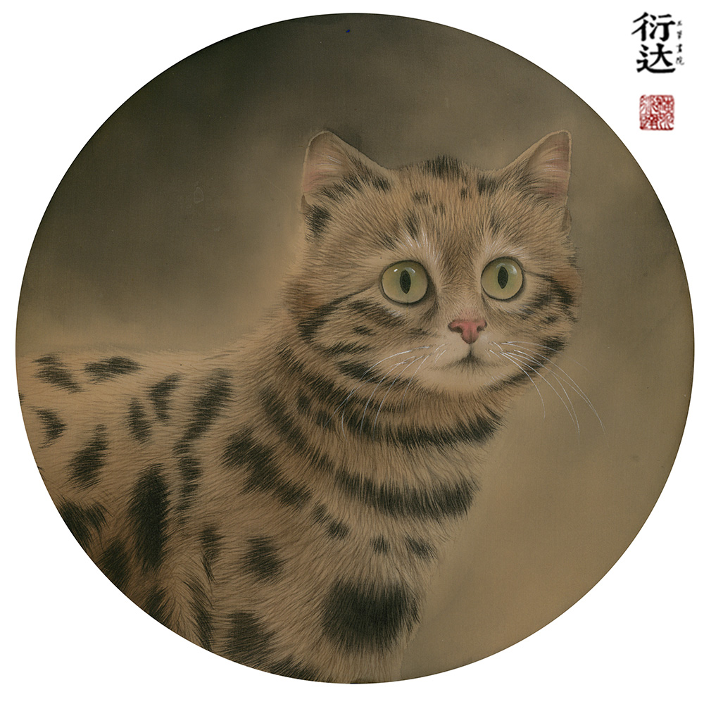 【衍达工笔】团扇小动物系列（已更新11幅41节）