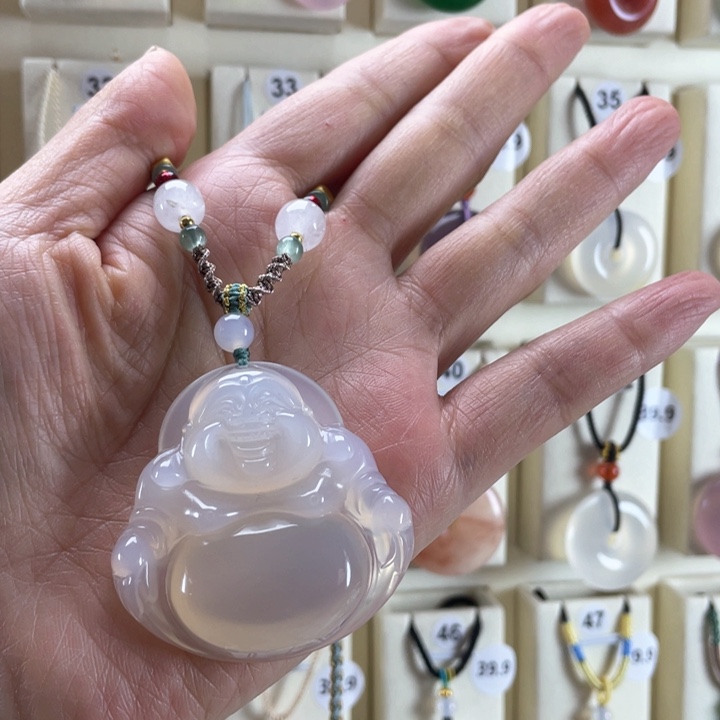 玛瑙/玉髓颈饰未镶嵌沉**刘