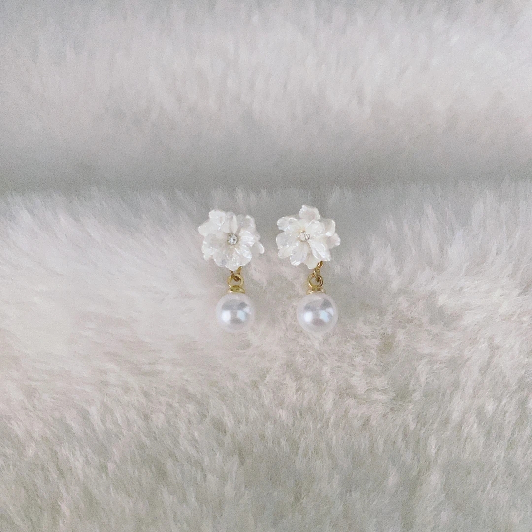 铜合金耳饰 【D37】新款时尚精致甜美百搭简约耳环