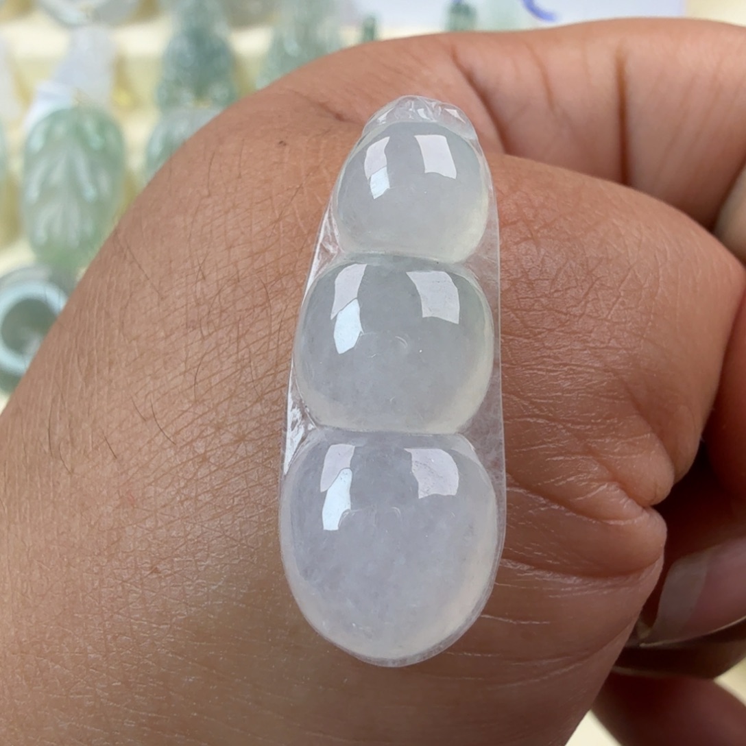 翡翠未镶嵌项链翡翠