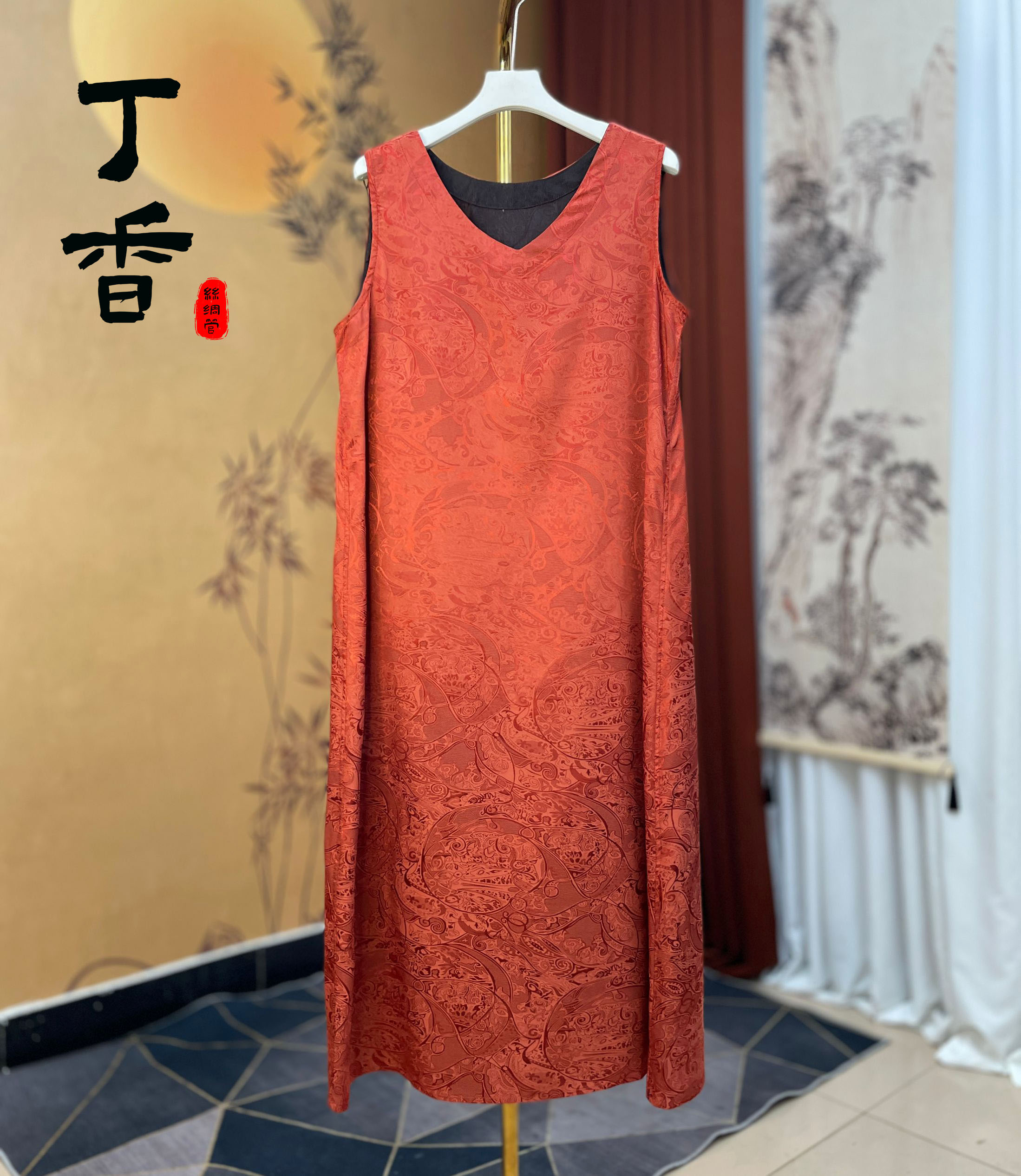 029新款简约吊带连衣裙女宽松